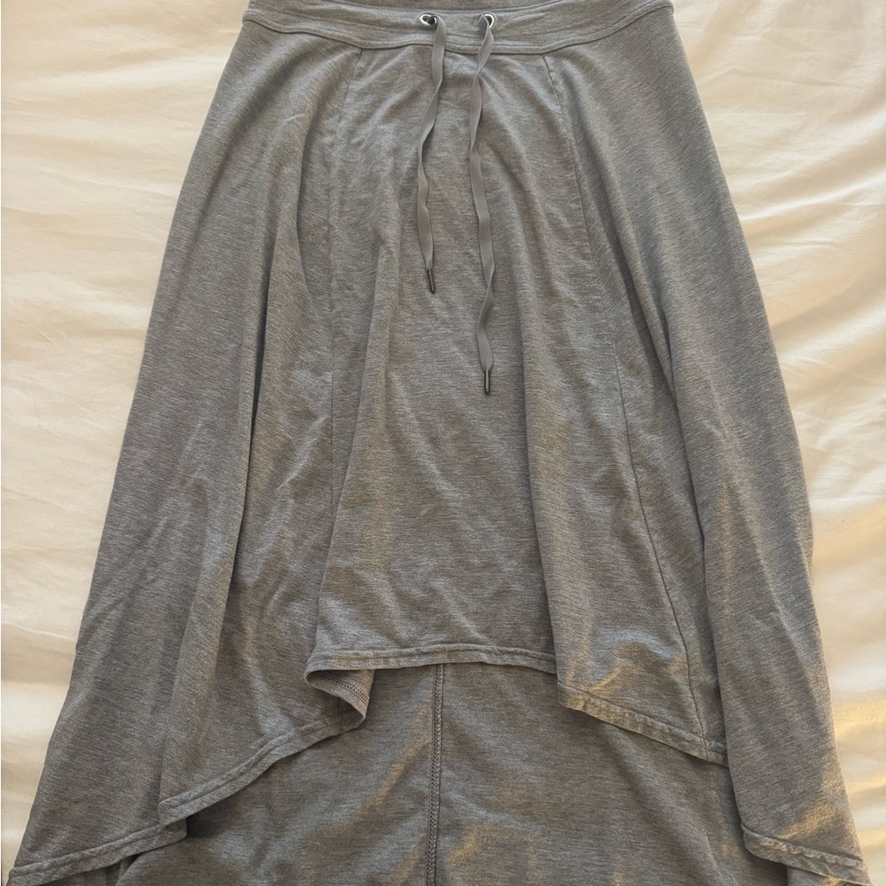 Athleta High Low Gray Skirt